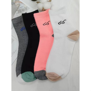 Kit Pares Meias Feminina Coloridas - Cano Alto em Oferta na Shopee