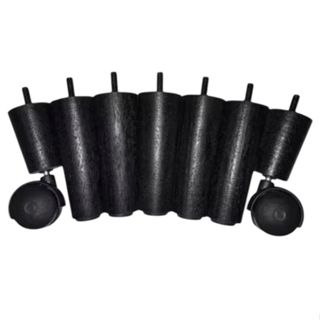 Kit De Pés Para Cama Box 5 Fixo E 2 Rodinhas De 15 Cm Altura em Oferta na Shopee