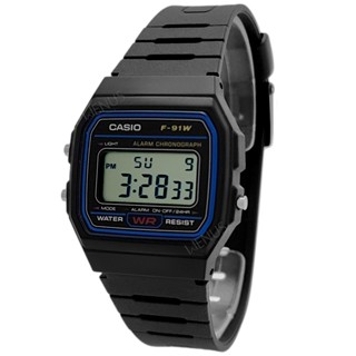 Relógio Casio Masculino  F-91W Digital De Pulso Moderno Esportivo Preto Calendário Alarme Original em Oferta na Shopee