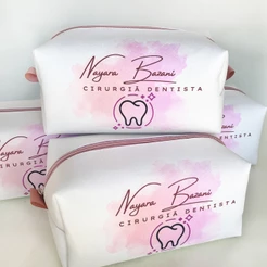 35 Necessaire Personalizada box G lembrancinha brinde com logo ou nome