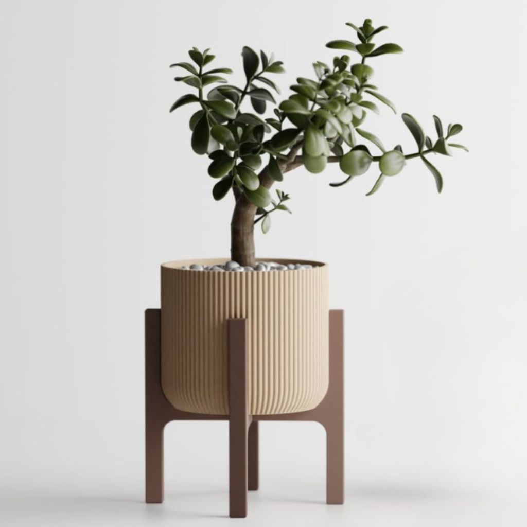Vaso Cachepo M Suporte Planta Artificial Vaso Decorativo