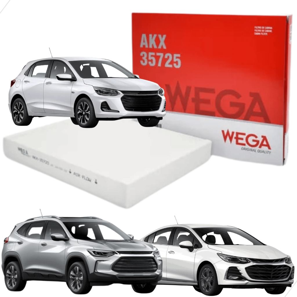Filtro Cabine Onix Plus Turbo LT LTZ Premier  2019/2022 Tracker, Cruze, Equinox