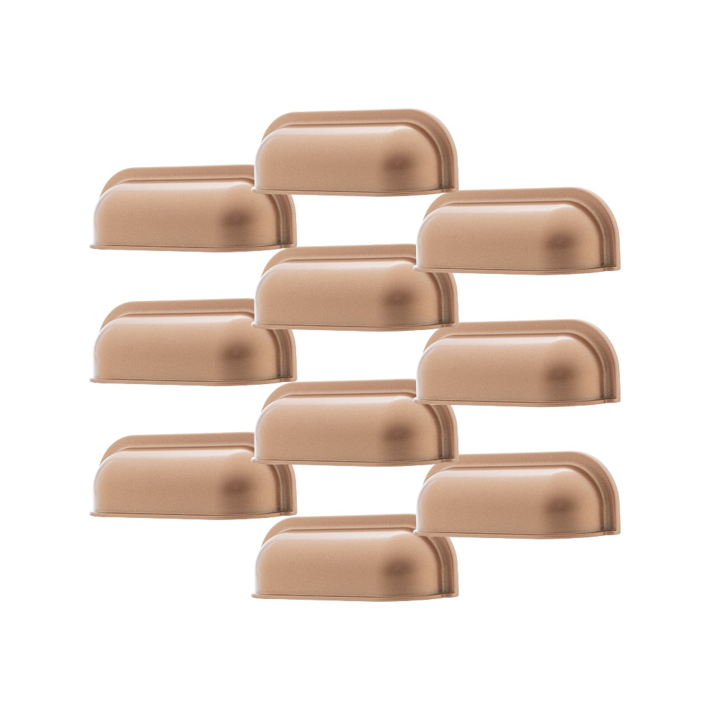 11 Puxadores Concha Quadrado Para Gaveta Moveis Comoda Armario 64mm