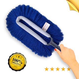 Espanador Eletrostático Limpeza Seca Limpa Sem Levantar Pó Azul Romher Não Arranha em Oferta na Shopee
