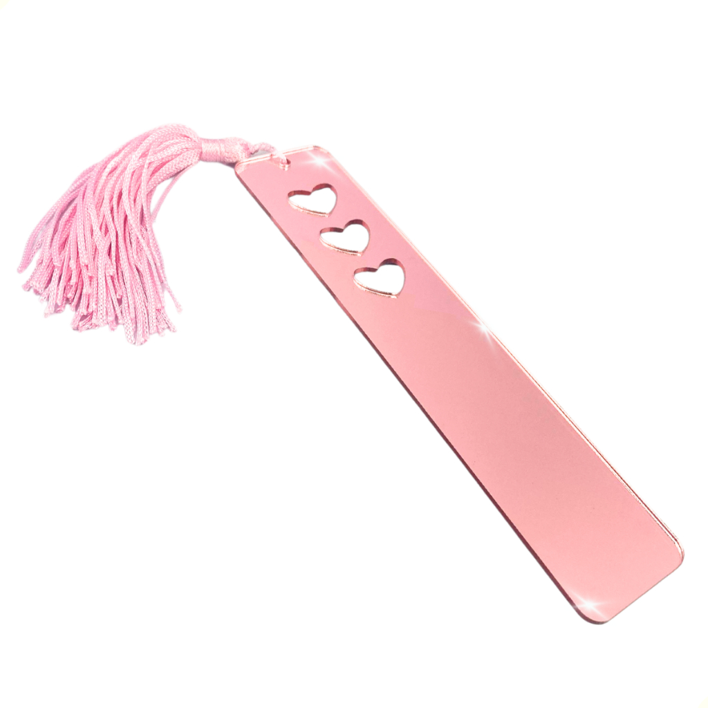 Marca Paginas Livro Presente Personalizado Acrílico Espelho em Oferta na Shopee