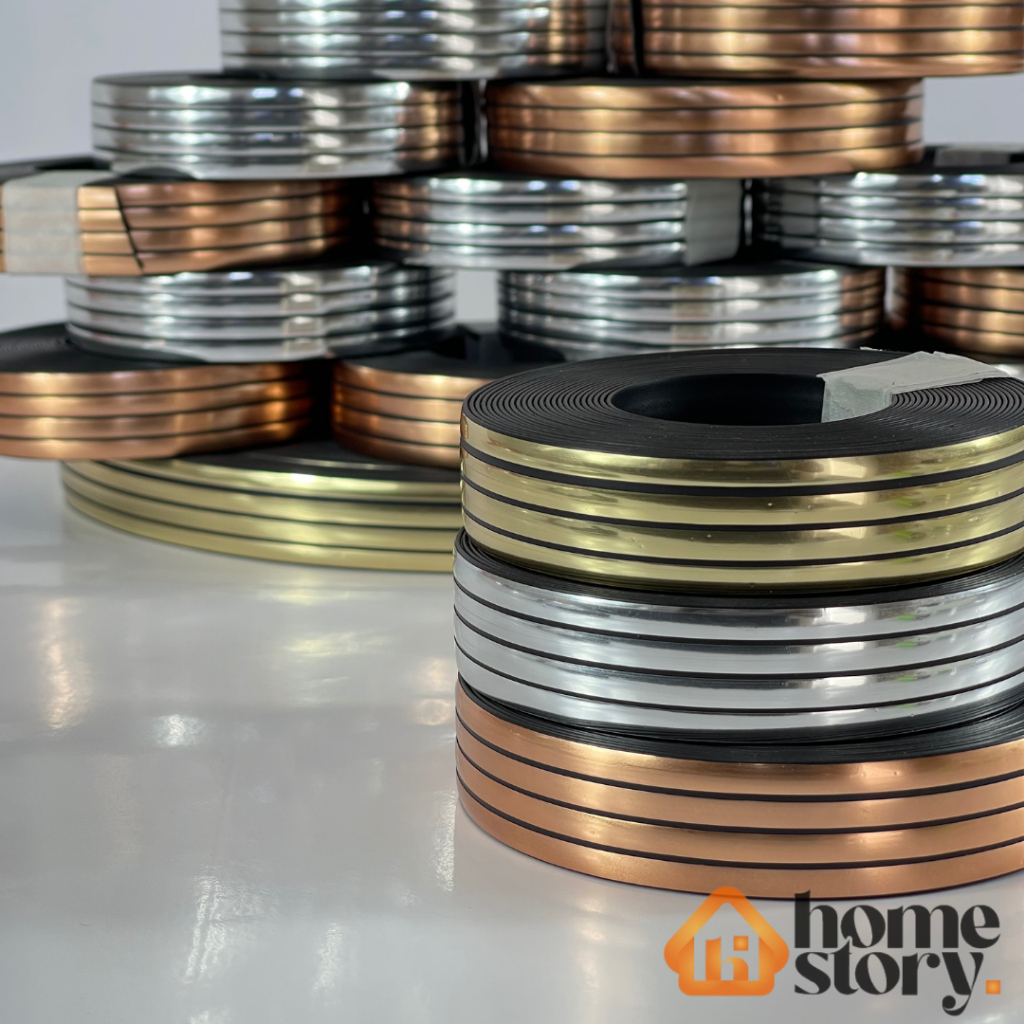 Fita Metalizada Canelada de pvc 20MM com 5 Metros em Oferta na Shopee