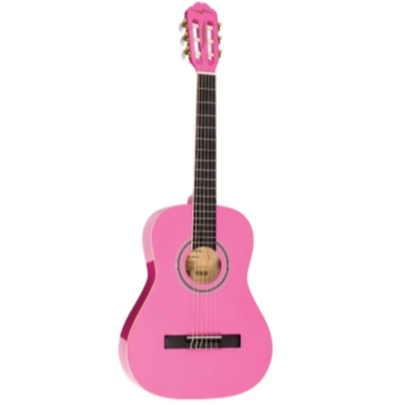 DISPLAY MDF VIOLÃO ROSA (NÃO É DE VERDADE ) 60CM em Oferta na Shopee