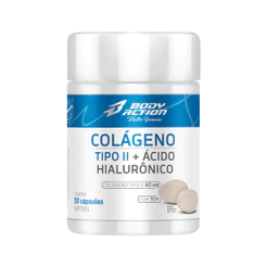 Colágeno Tipo 2 C/ Ácido Hialurônico 30 Cápsulas - 1 Mês Bodyaction
