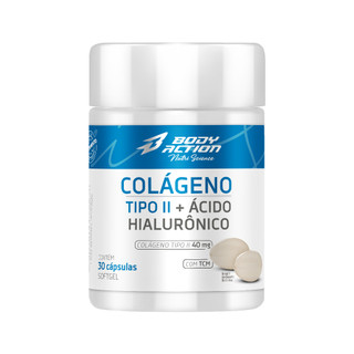 Colágeno Tipo 2 C/ Ácido Hialurônico 30 Cápsulas - 1 Mês Bodyaction em Oferta na Shopee