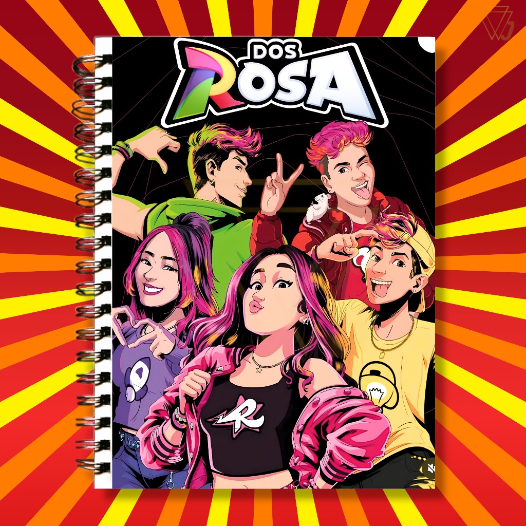 Dos Rosas Adesivo Para Capa de Caderno Emilly Vick Void Leozinho Katlen Top Excelente Qualidade em Oferta na Shopee