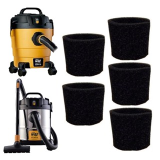 5 Unidades Filtro De Espuma Aspirador Wap Gtw Inox 10/12/20 Biovac 10 em Oferta na Shopee