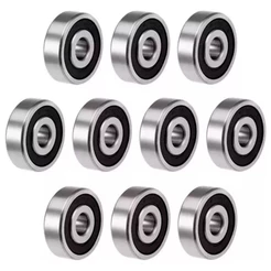Rolamento de Roda 6202 2RS Blindagem de borracha Kit com 10 peças