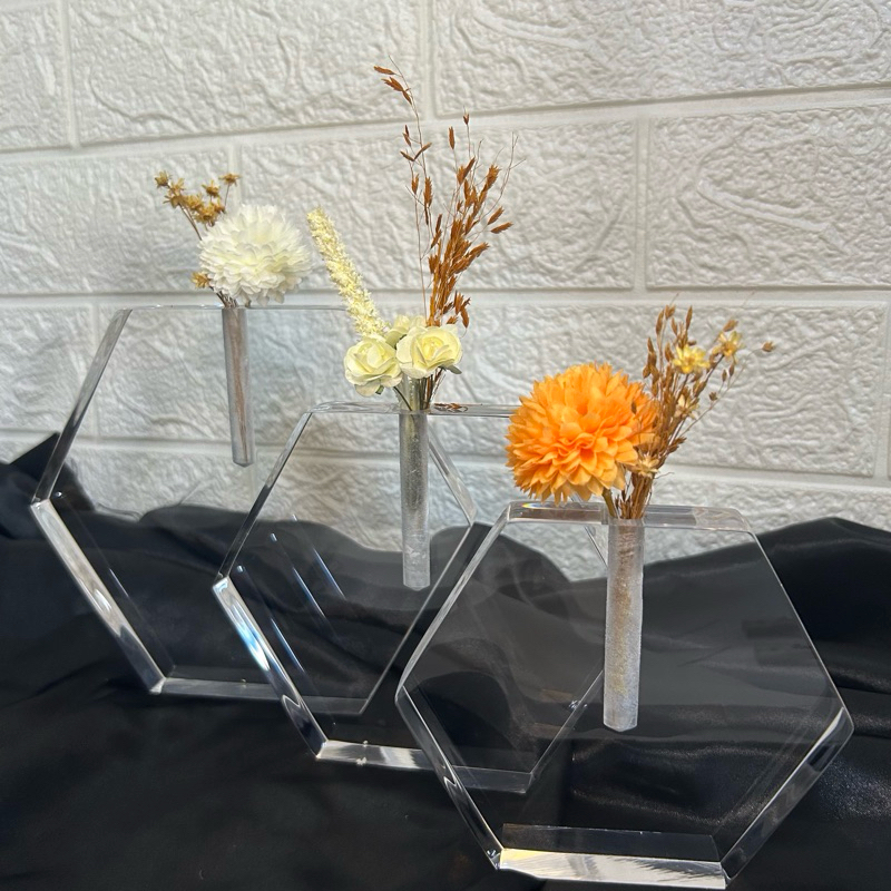 VASOS DECORATIVOS EM ACRÍLICO