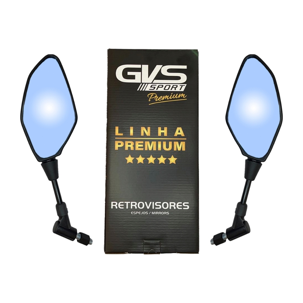 Retrovisor Fan 160 Honda Giro 360 Convexa Antireflexo Gvs Sport