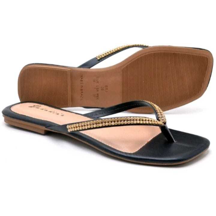 Sandália Rasteira Feminina Rasteirinha Baixa Primavera Verão Lançamento Confortável Moda Feminina Envio Rápido