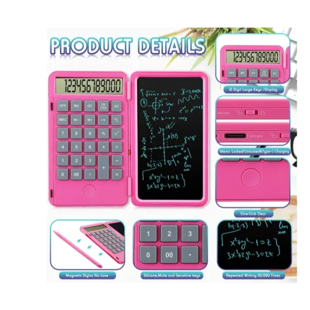 Calculadora Digital com Bloco de Notas 10 Digitos LUATEK - KL-1605 em Oferta na Shopee