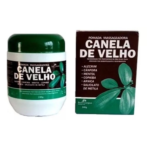 3 Unidades Pomada Massageadora Canela De Velho Pote 240g Bell Corpus em Oferta na Shopee