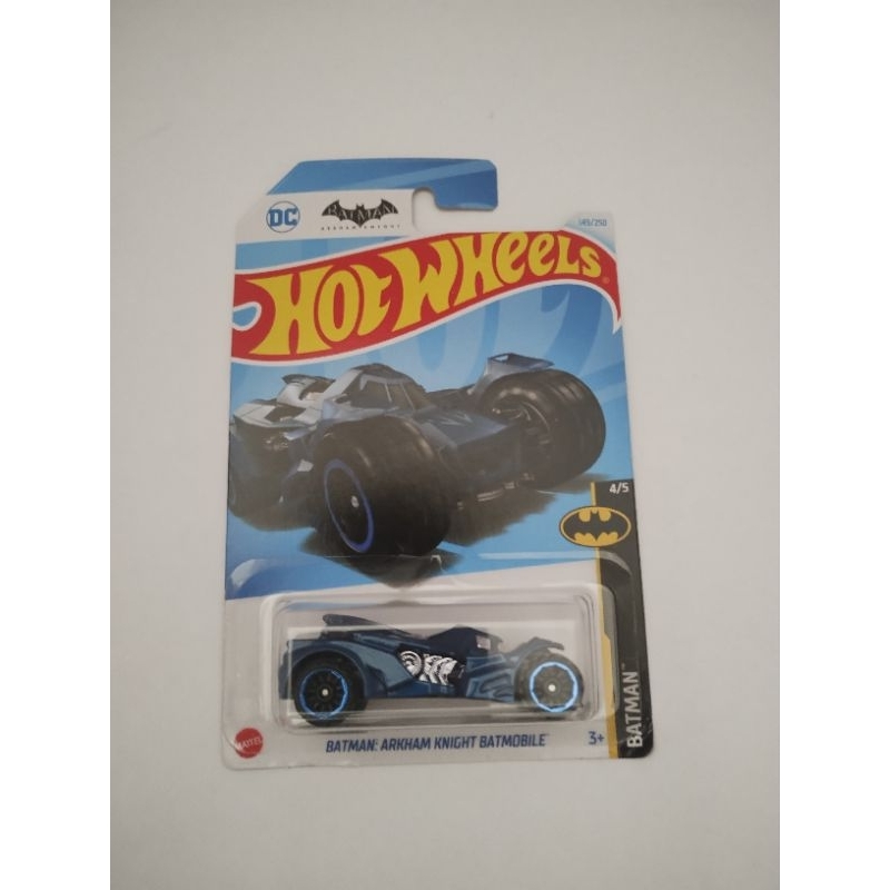 Hot Wheels Batman Arkham Knight Batmoblie 2024 Batmóvel Cromado Azul Escala 1/64 Sem Rasura Lacradoo