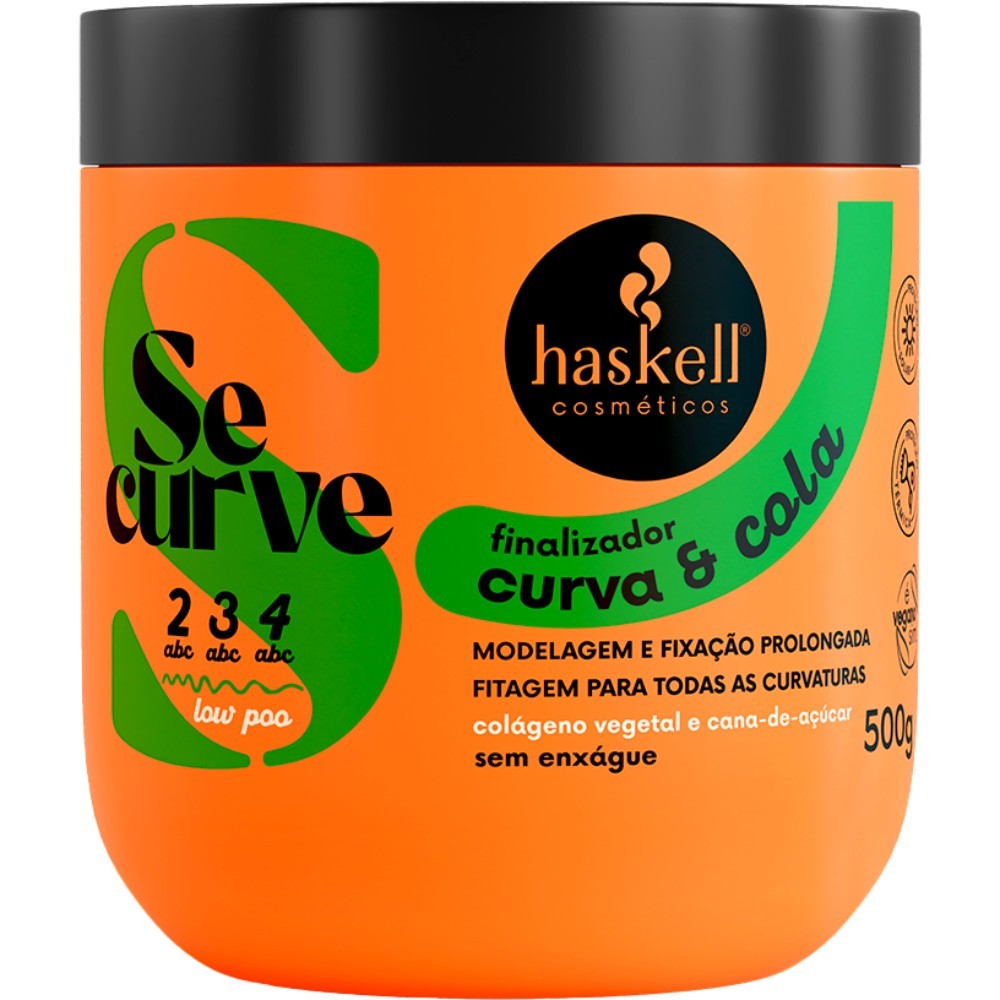 FINALIZADOR CURVA E COLA SE CURVE 500G HASKELL- LANÇAMENTO