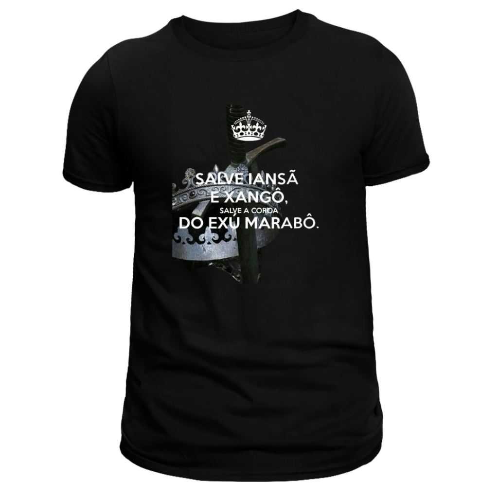 Camisa, Camiseta, Umbanda, Candomblé, Axé, Exu, Marabô, Respeito, 100% Algodão, Envio Rapido.
