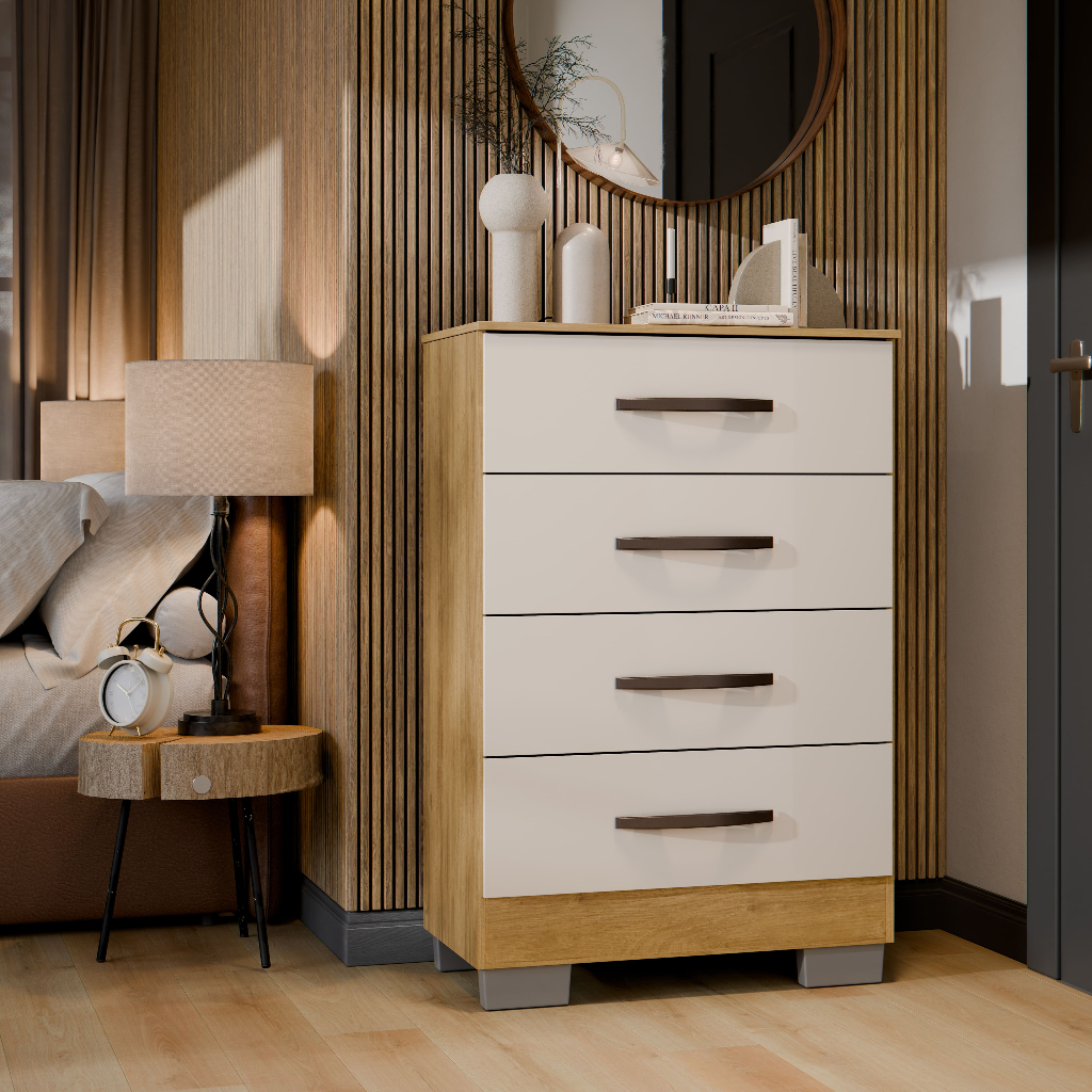 Cômoda Infantil 867 Com 4 Gavetas em Oferta na Shopee