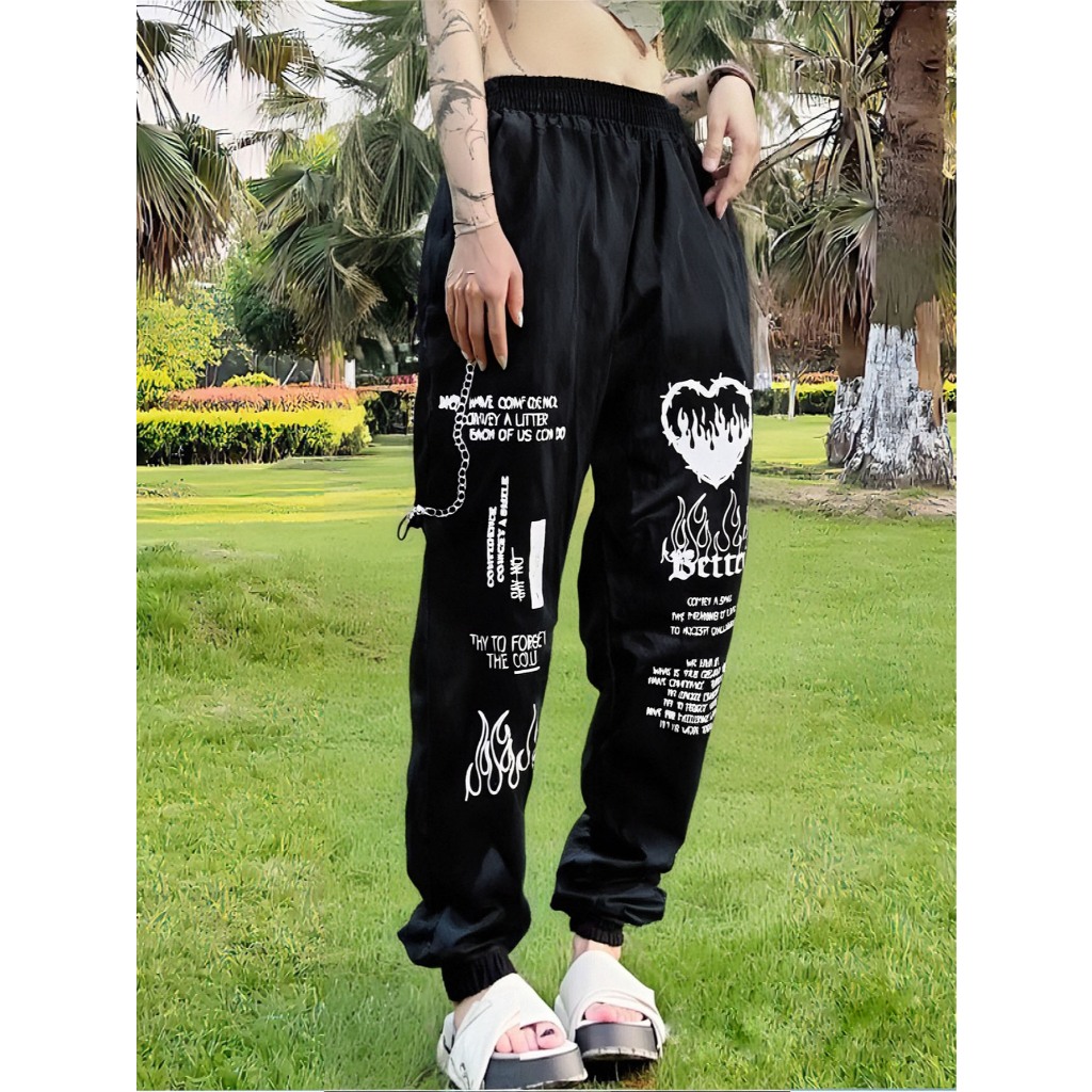 Calça Jogger Estampada em Oferta Shopee 2025