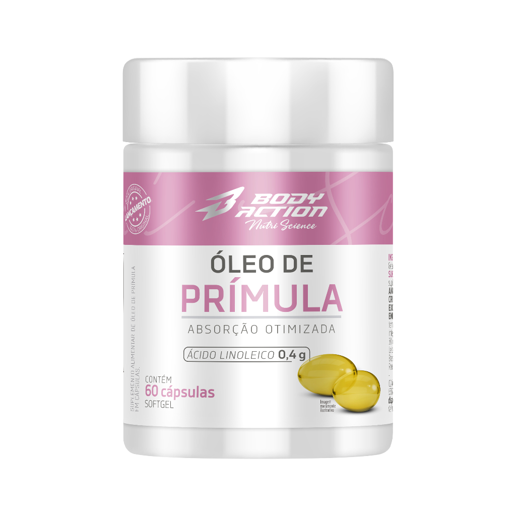Óleo De Prímula 400mg 60 Cápsulas Bodyaction - Health