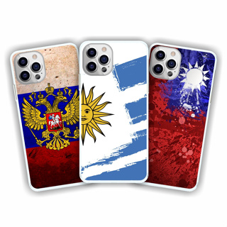 Capa de celular Bandeira capa personalizada Rússia Suiça Ucrânia Uruguay Turquia capinha em Oferta na Shopee