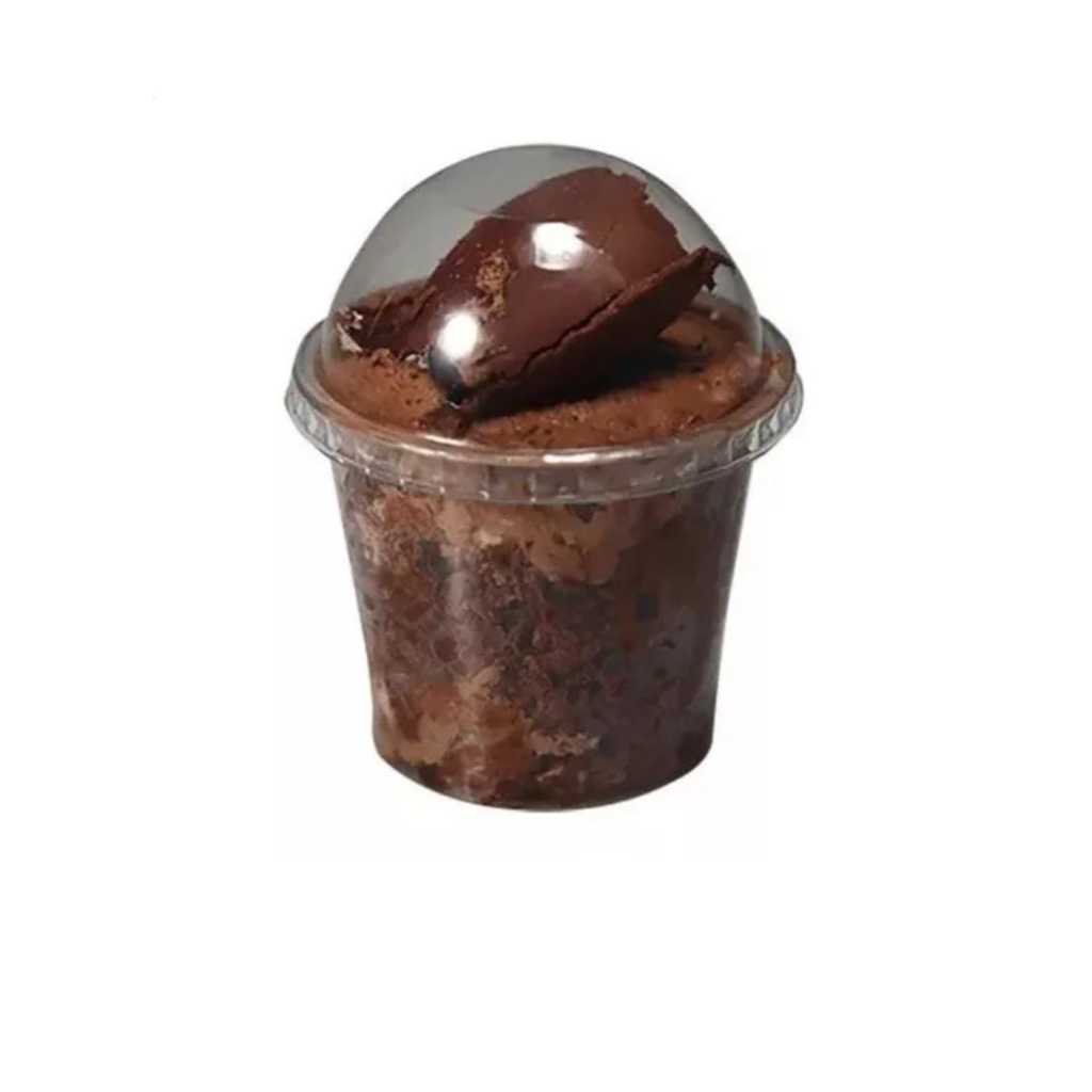 Mini Copo / Pote Com Tampa Bolha 60ml 100 Unidades