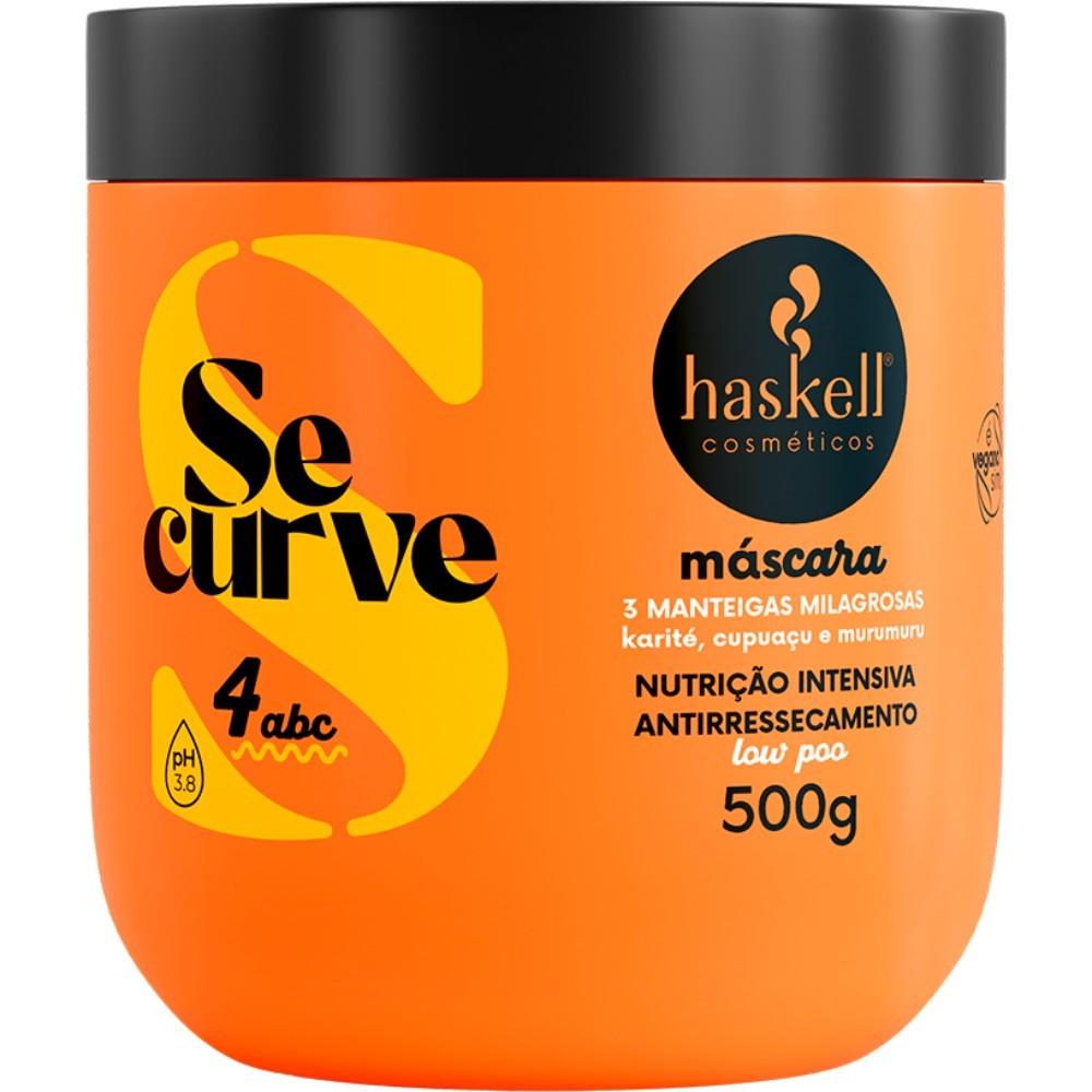 MASCARA 3 MANTEIGAS SE CURVE 500G HASKELL- LANÇAMENTO