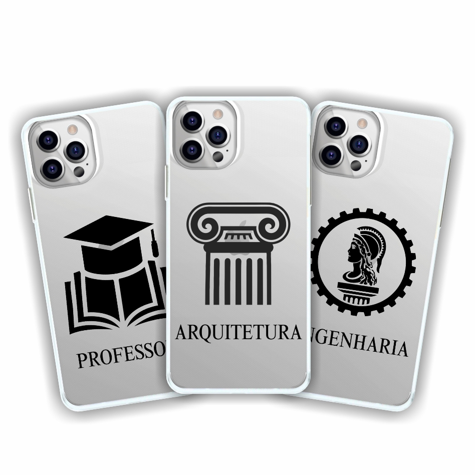 Capa de celular Profissões capa personalizada Símbolo Faculdade Enfermagem Odonto Medicina capinha