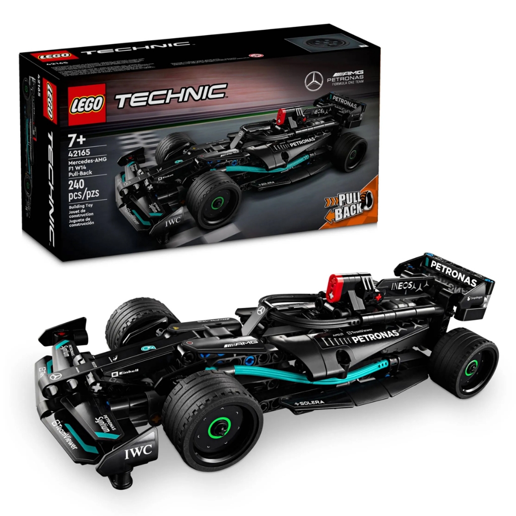 Lego 42165 Technic Mercedes-AMG F1 W14 E Performance Pull-Back 240 Peças