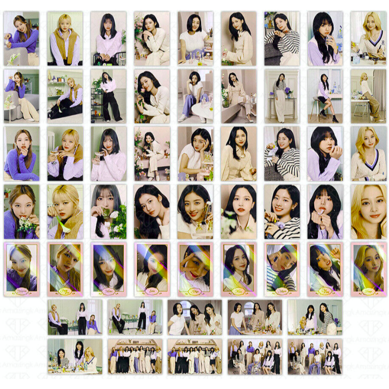 twice together 1&2 7th aniversary atelier trading card photocard original kpop