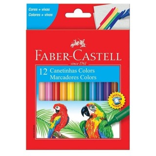 Canetinha Hidrográfica  Faber-Castell , 12 Cores Premium