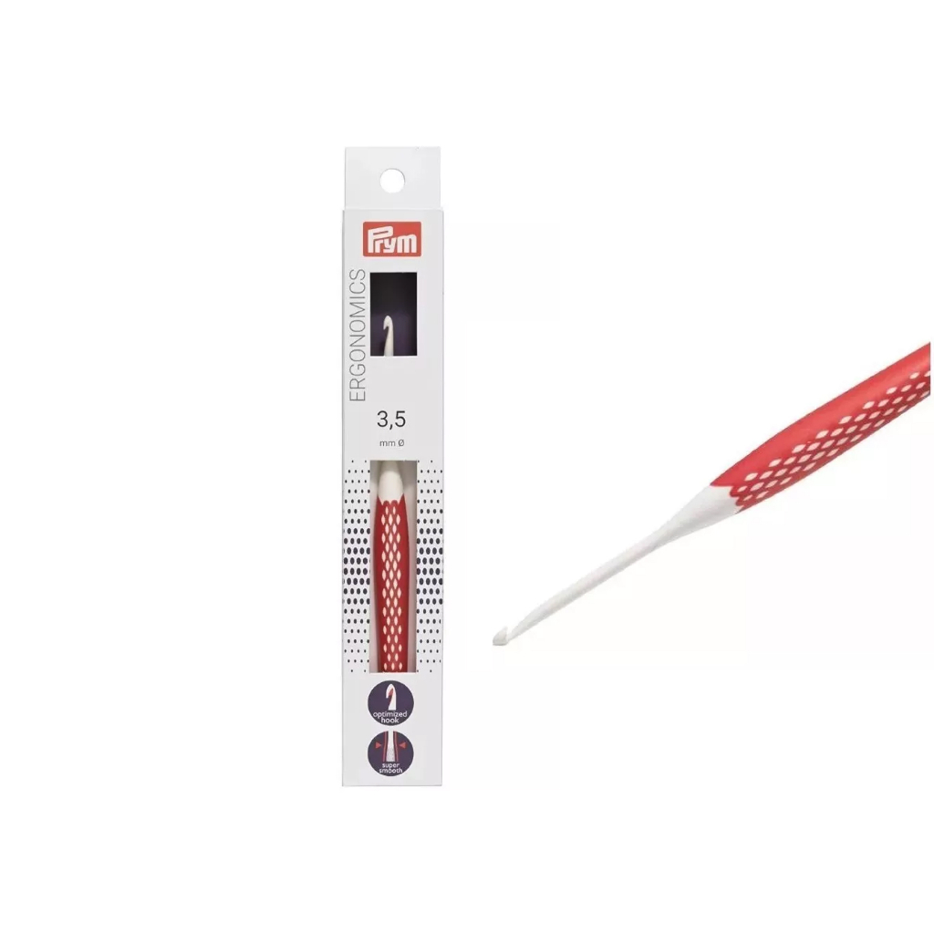 Agulha Para Crochê 3.50mm Prym Ergonomics Super premium em Oferta na Shopee