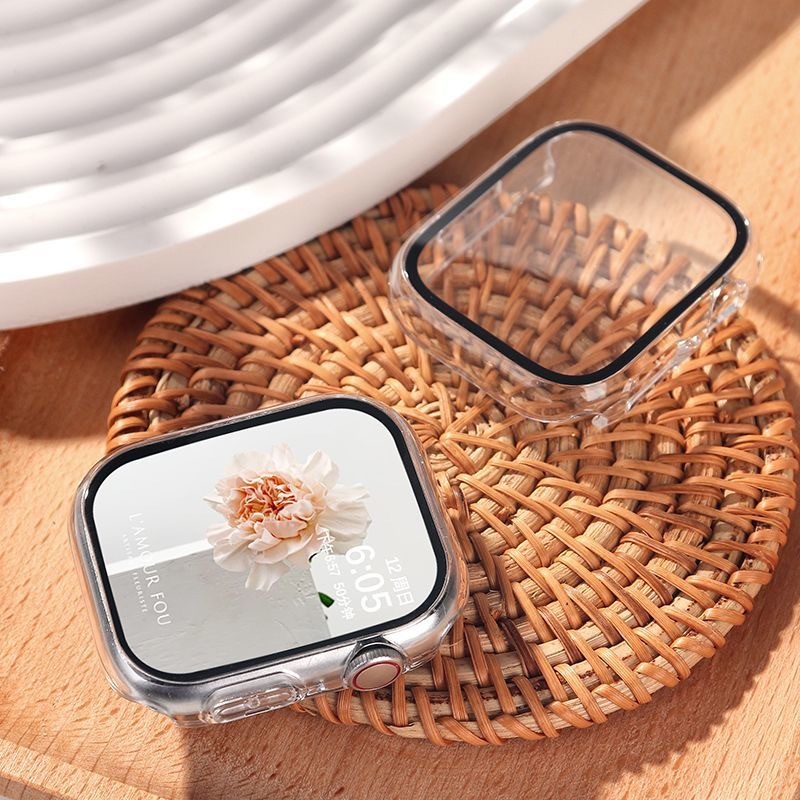 Capa de Acrílico com pelicula compatível apple watch tamanho 38mm 40mm Qualidade Premium