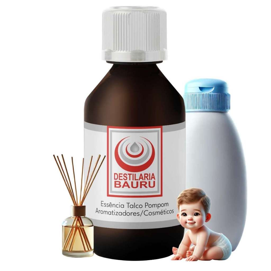 Essência Talco Pompoo 100ml Aromatizador Premium Cosmético Difusor em Oferta na Shopee