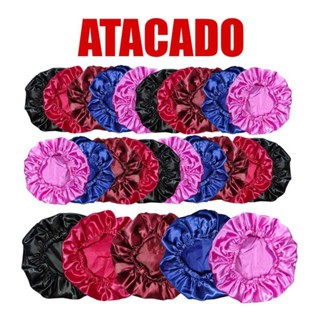 5 Touca/Toc a Cetim Anti Frizz Para Dormir Cabelo Cacheado E Liso