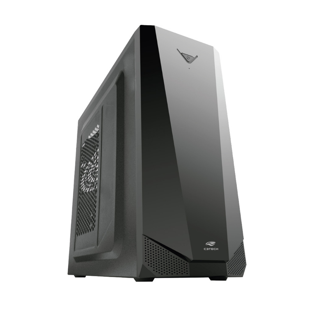Gabinete Gamer Atx Itx Micro Atx Mid Tower Preto com Portas USB Hd Áudio Black