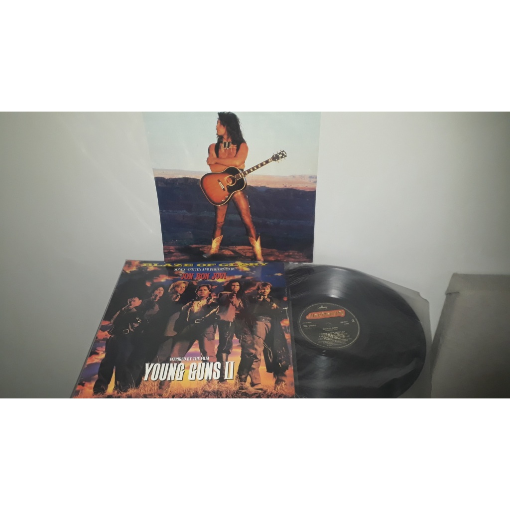 LP Jon Bon Jovi Blaze Of Glory Trilha Sonora Filme Young Guns II