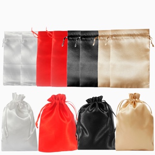 10 unidades de Saquinho de Cetim Tamanho 8x10cm com Fita de cetim em Oferta na Shopee