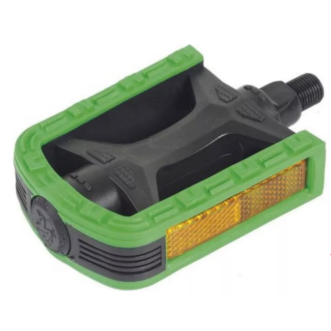 Pedal Verde Rosca Fina 1/2 Bicicleta Aro 20 26 29 Metalciclo