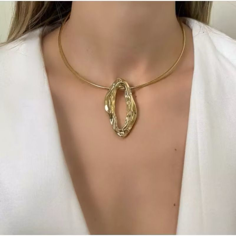 Pacote Com 1-2-3 Peças de Gargantilha Folheada a Ouro 18K em Oferta na Shopee