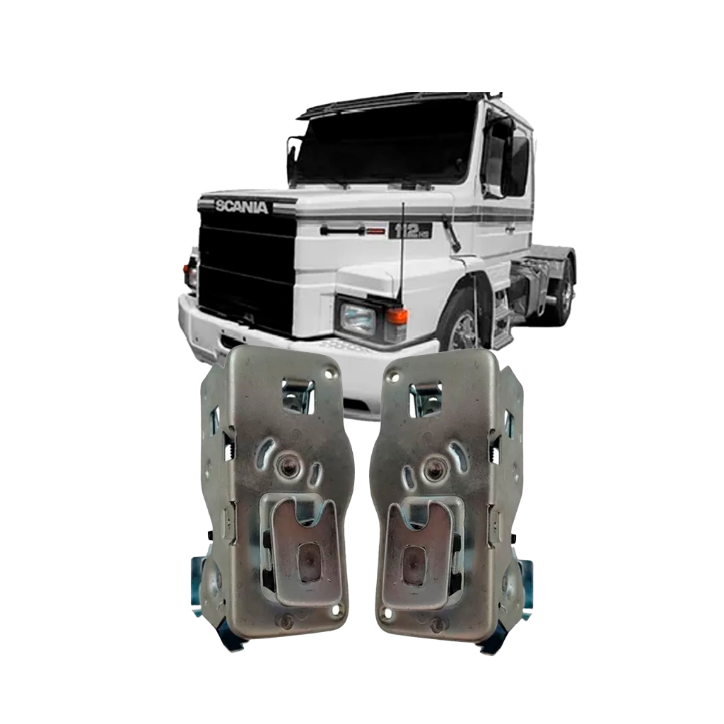 Par 2 Fechadura Porta Scania R-112 R-142 Saab T-112 T-142