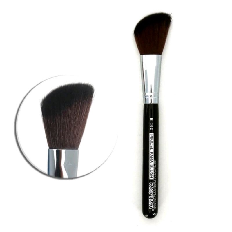 Pincel Profissional Grande para  Rosto Macrilan Linha White em Oferta na Shopee