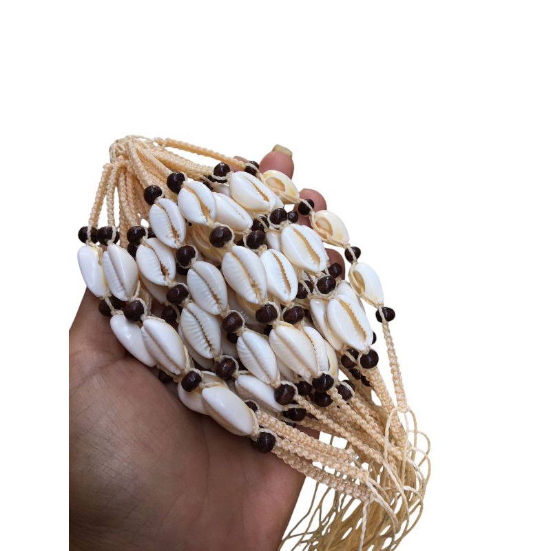 kit revenda 12 tornozeleiras macrame artesanal moda praia com buzios natural