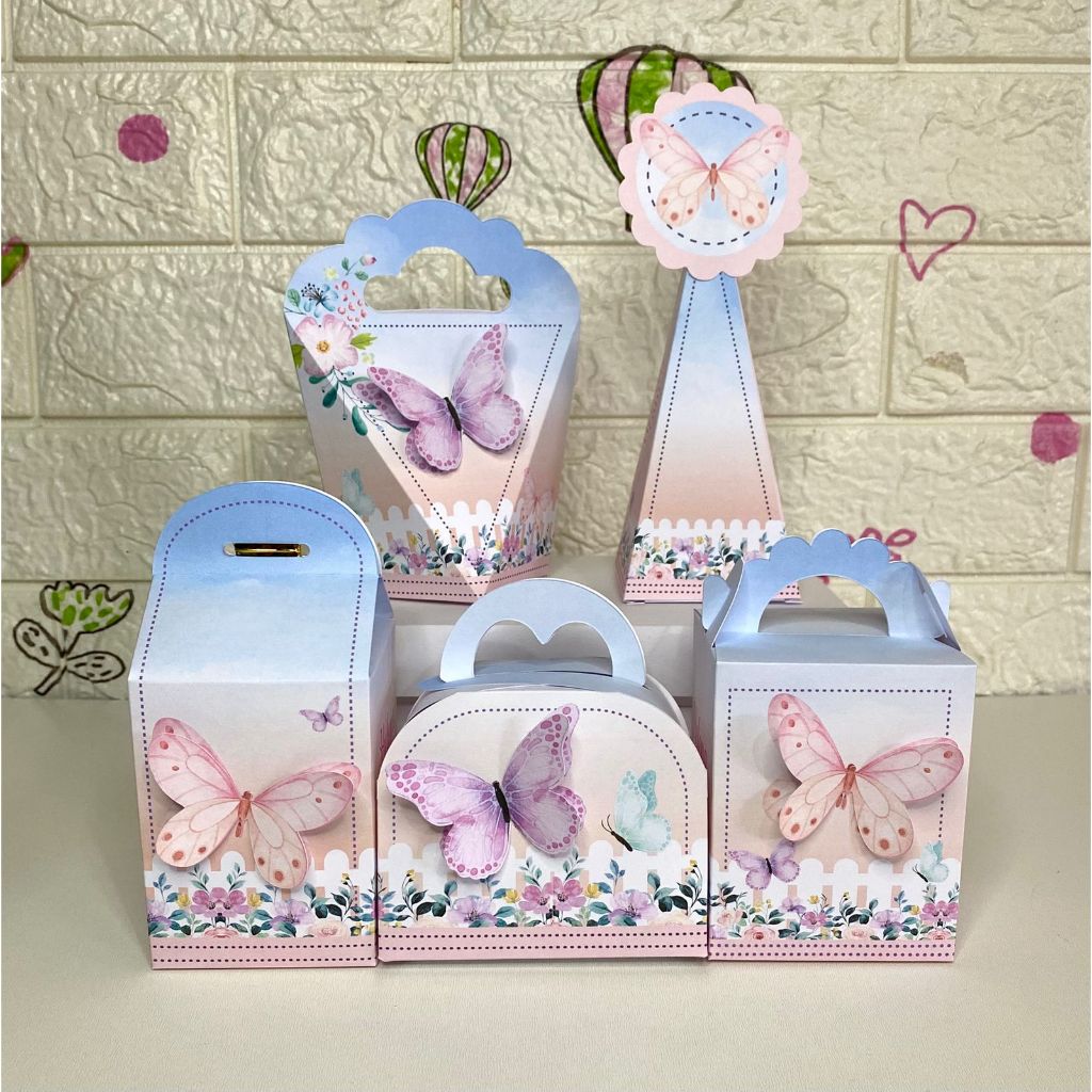 Caixas Personalizadas Jardim Encantado - Lembrancinha para Festa Infantil - Aniversário