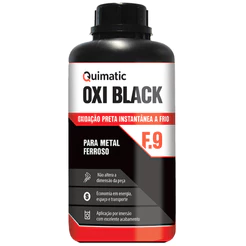 Oxi Black F9 1 Litro Oxidação Preta a Frio Instantânea Quimatic Tapmatic