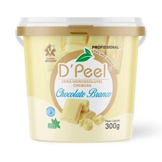 Cera Depilatória Hidrossolúvel Chocolate Branco 300g em Oferta na Shopee