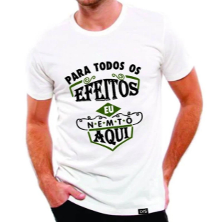 Camiseta Camisa Frase Nem tô aqui Carnaval Cachaça 100% Algodão